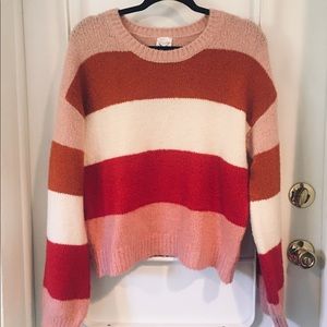 fall striped sweater